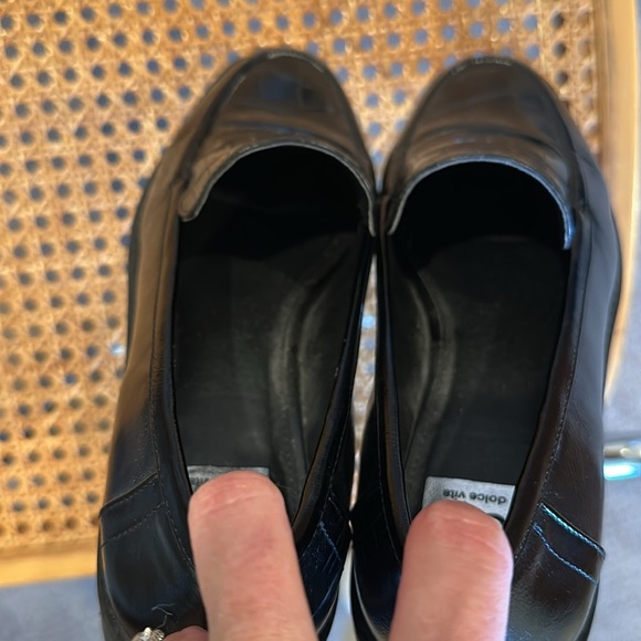 DV by Dolce Vita crocodile embossed black loafers - size 8.5 - Picture 8 of 11